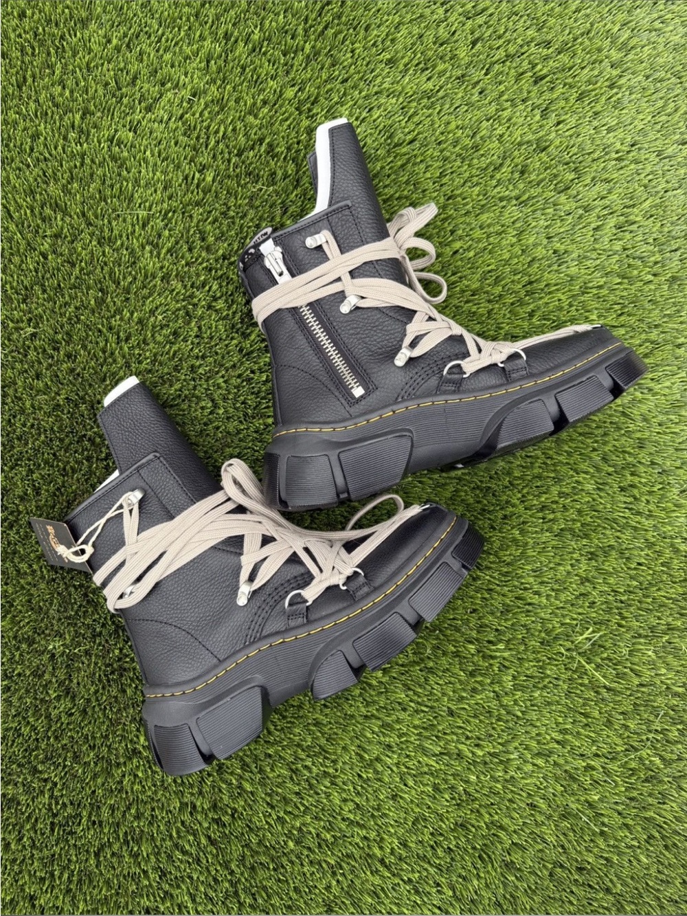 Rick Owen x Dr Marten 1460 DMXL Megalace Boots